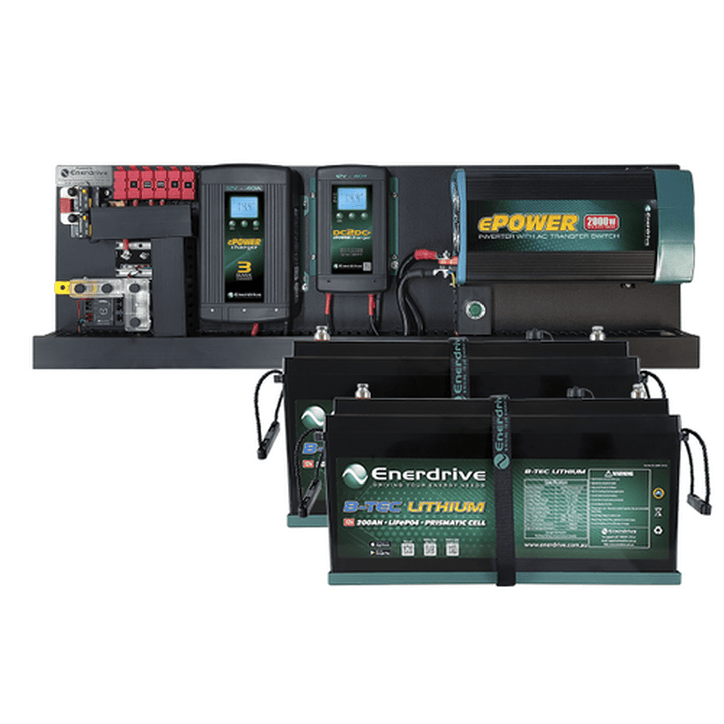 Enerdrive eSYSTEM-C 40A AC / DC with ePRO+ & 2000W Inverter (RCD/AC Transfer)