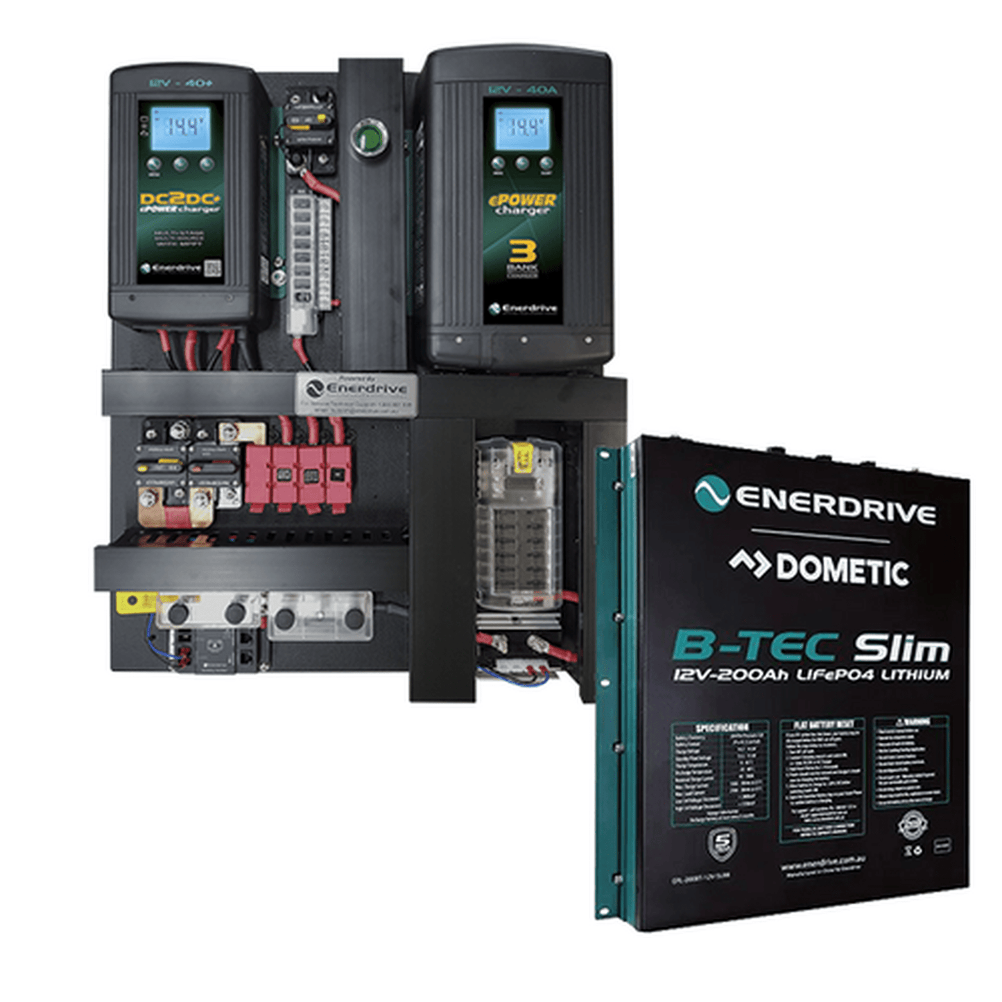 Enerdrive eSYSTEM-E 40A AC / DC, ePRO+ Monitor