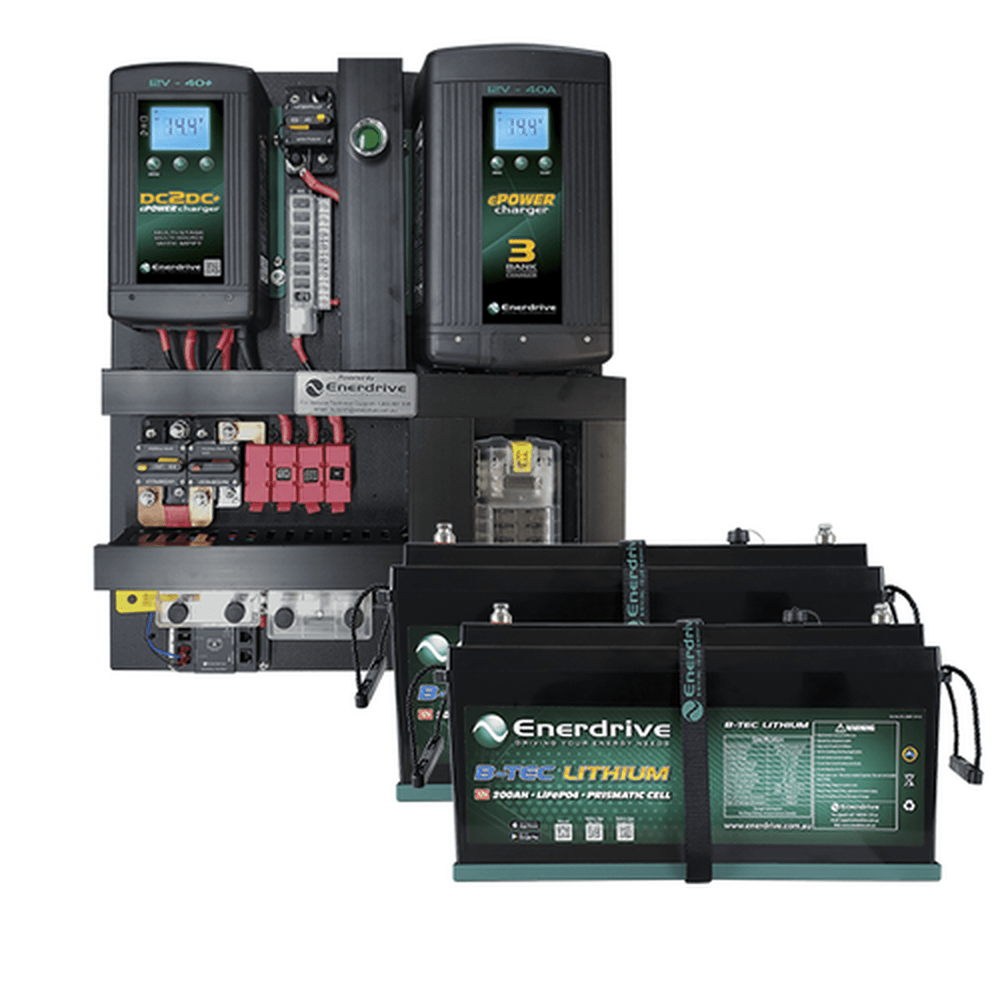 Enerdrive eSYSTEM-E 40A AC / DC, ePRO+ Monitor