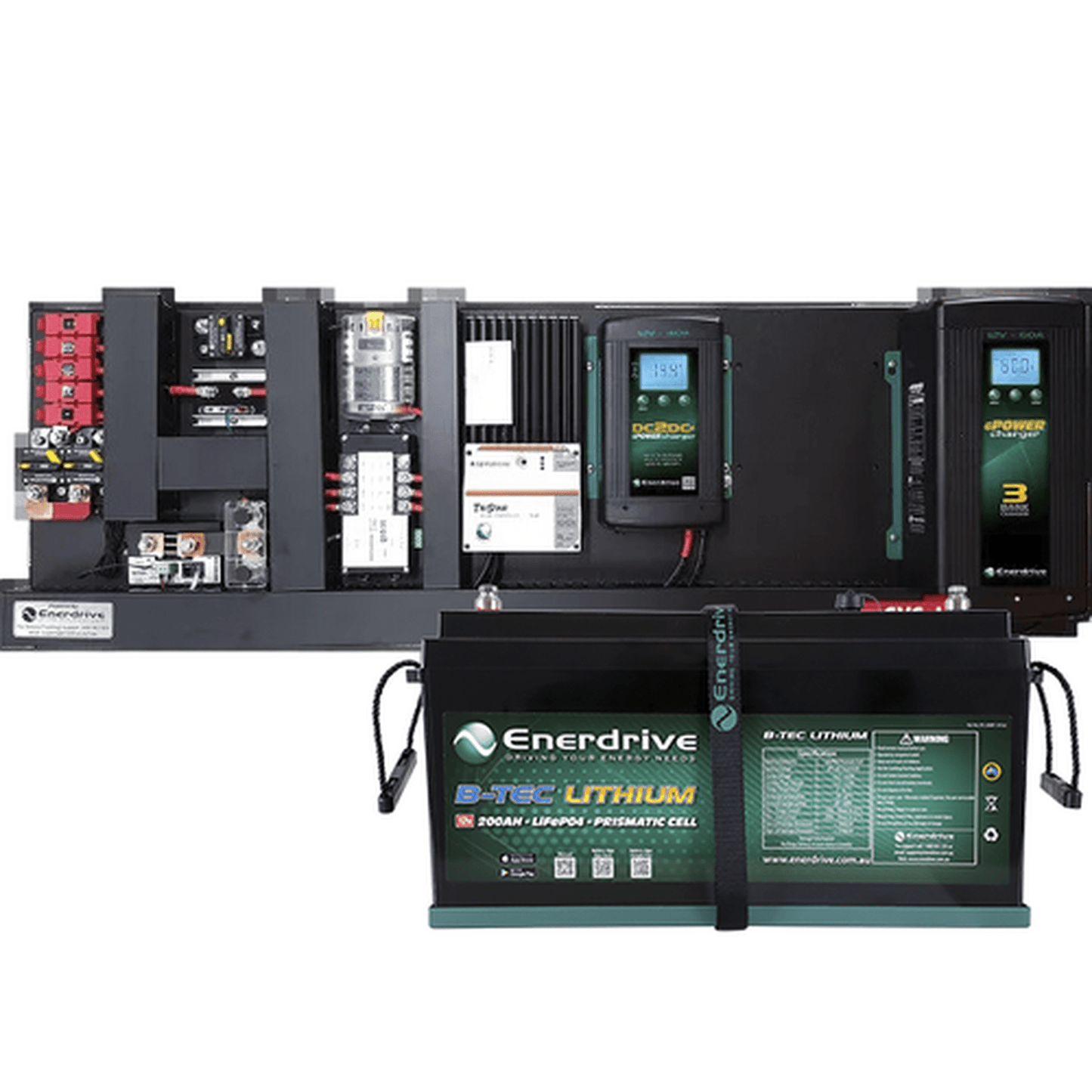 Enerdrive eSYSTEM-I 60A AC / 40A DC with TriStar 45A Solar Reg & Simarine Monitor