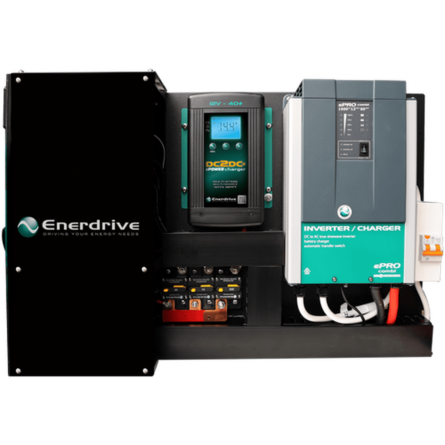 Enerdrive The Wanderer Power System with 40A DC-DC Charger, 1600W/60A Inverter/Charger & Simarine Monitor