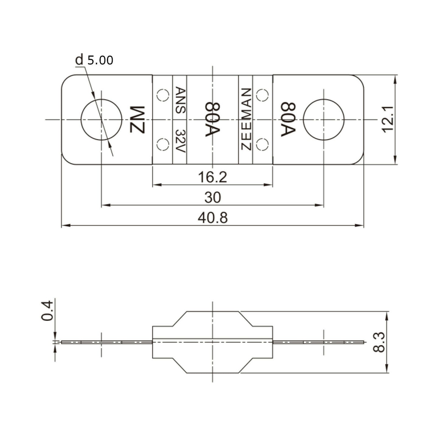 ANS FUSES AND FUSE HOLDER KIT