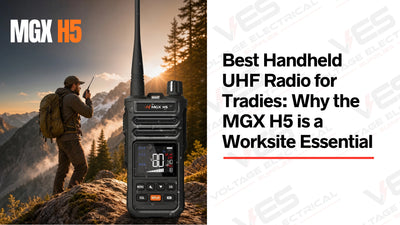 Best Handheld UHF Radio for Tradies: Why the MGX H5 Is a Worksite Essential