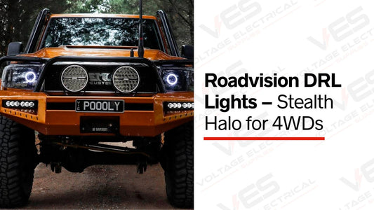 Roadvision DRL Lights – Stealth Halo for 4WDs