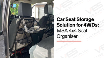 Car Seat Storage Solution for 4WDs: MSA 4x4 Seat Organiser