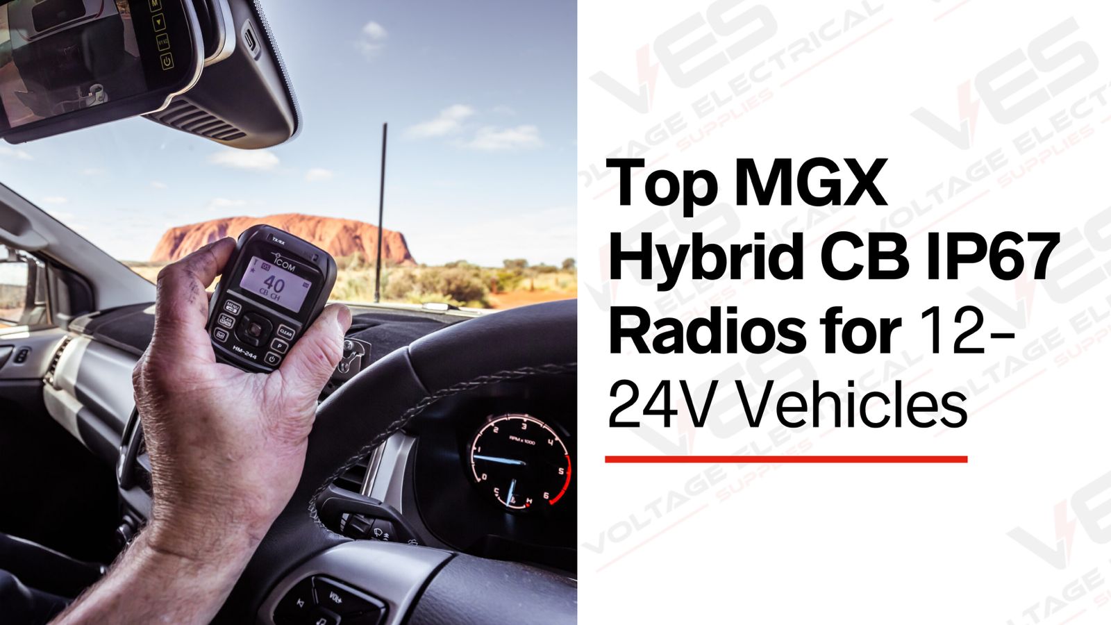 Top MGX Hybrid CB IP67 Radios for 12-24V Vehicles – Voltage Electrical ...