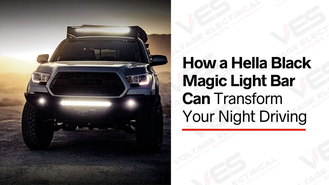 How a Hella Black Magic Light Bar Can Transform Your Night Driving