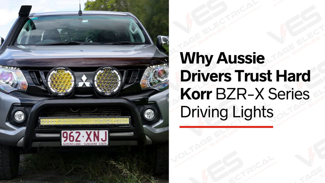 Why Aussie Drivers Trust Hard Korr BZR-X Series Driving Lights
