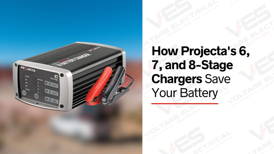 How Projecta's 6, 7, and 8-Stage Chargers Save Your Battery