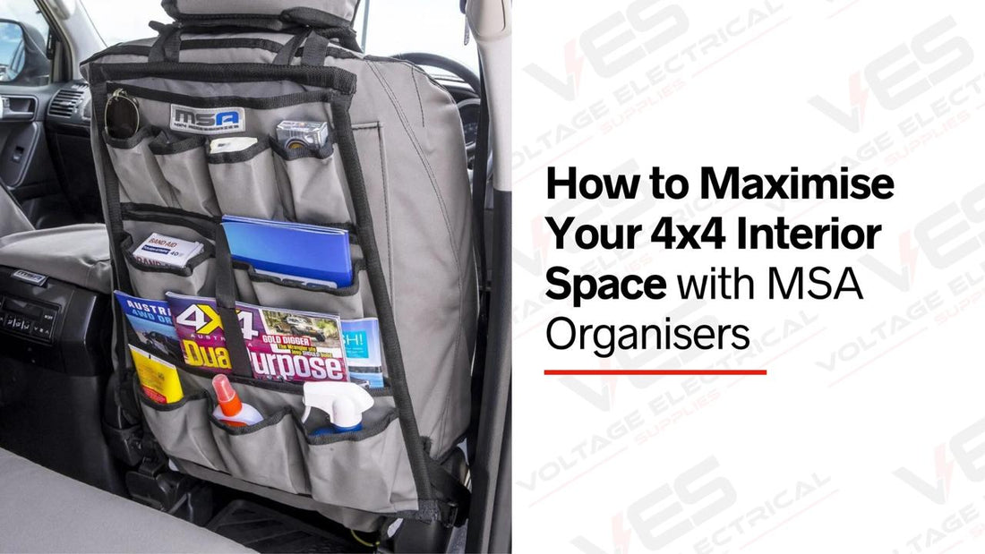 How to Maximise Your 4x4 Interior Space with MSA Organisers