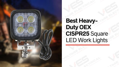 Best Heavy-Duty OEX CISPR25 Square LED Work Lights