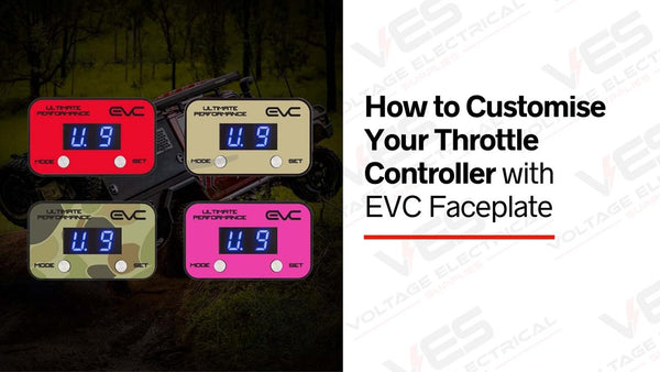 How to Customise Your Throttle Controller with EVC Faceplates