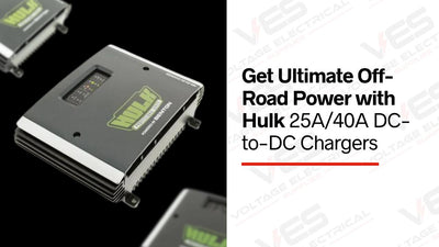 Get Ultimate Off-Road Power with Hulk 25A/40A DC-to-DC Chargers