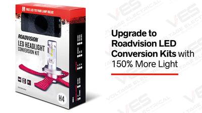 Upgrade to Roadvision LED Conversion Kits with 150% More Light
