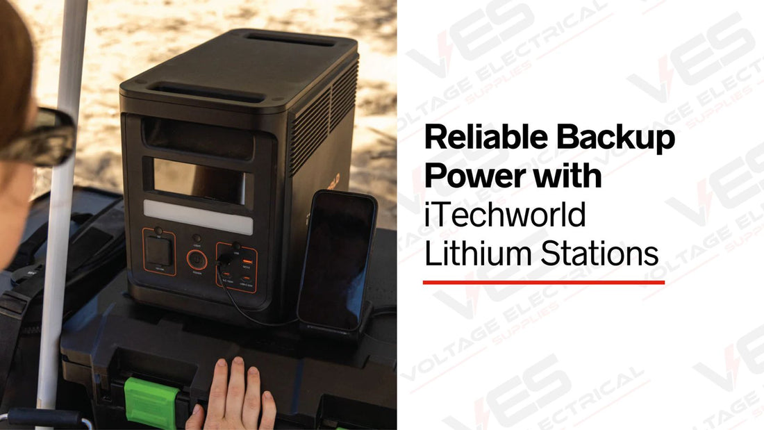 Reliable Backup Power with iTechworld Lithium Stations