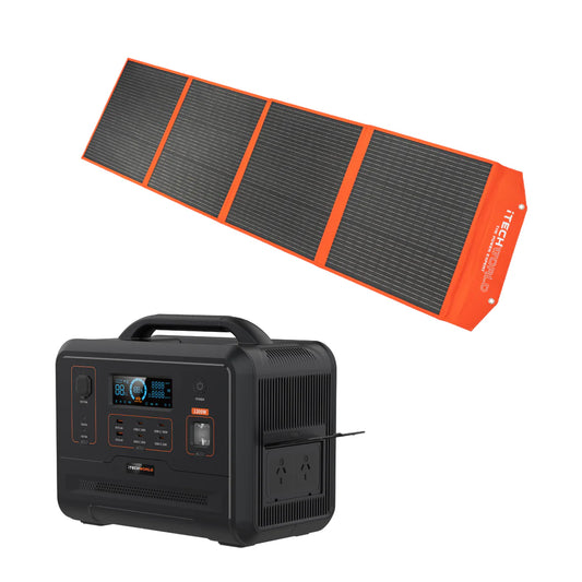 Premium Solar Generator Kit - PS1300 + Solar Blanket