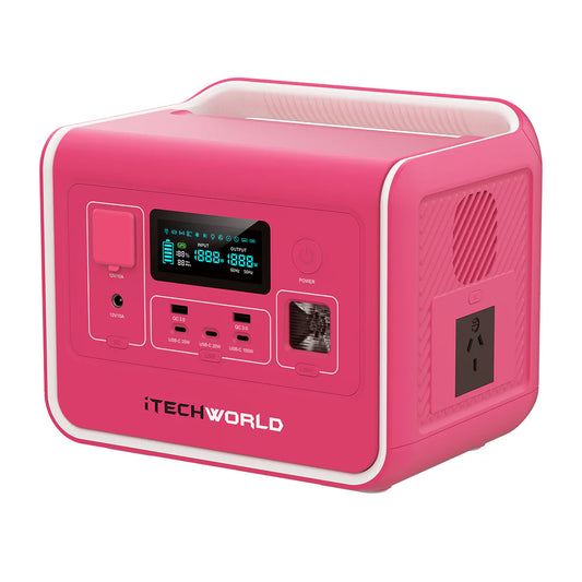 Limited Edition Pink PS800 PORTABLE LITHIUM POWER STATION 800W 40AH