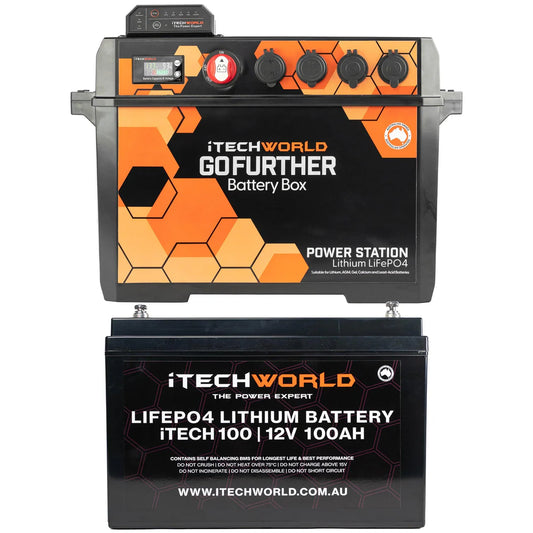 GOFURTHER PORTABLE DUAL BATTERY SYSTEM 100AH