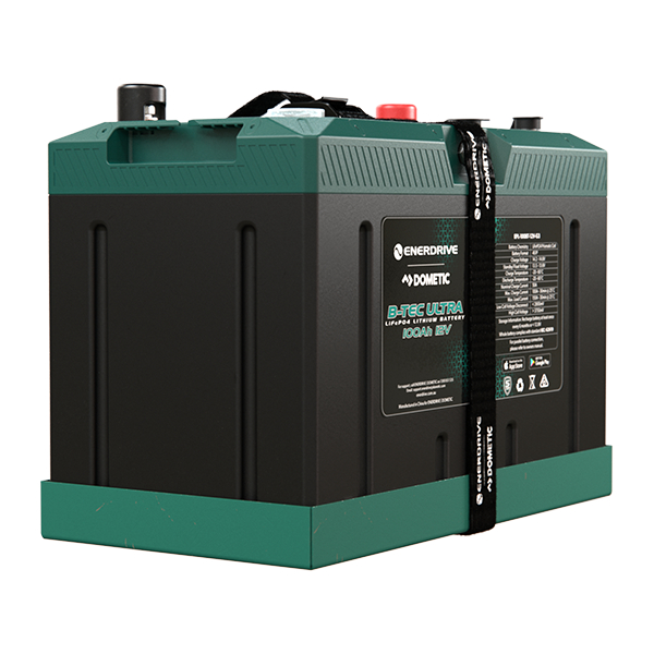 Enerdrive B-TEC ULTRA 12V 100Ah Lithium Battery IP67 Waterproof - Pre-Order for Late May