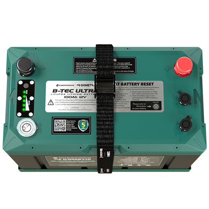 Enerdrive B-TEC ULTRA 12V 100Ah Lithium Battery IP67 Waterproof - Pre-Order for Late May