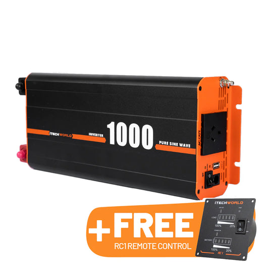 1000W INVERTER + FREE RC1 INTELLIGENT ON/OFF REMOTE CONTROL