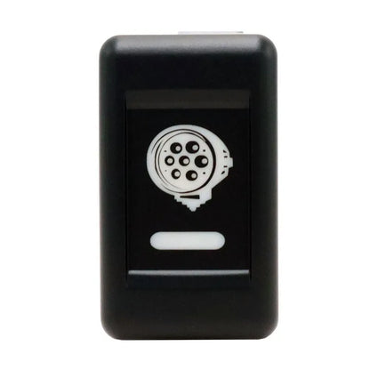Isuzu F & N Series with LED in Amber and Green - Left Work Light Switch