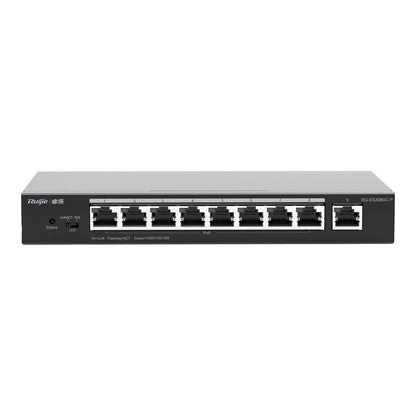 Ruijie Reyee RG-ES209GC-P 9-Port Smart Cloud Managed PoE+ Switch (8 PoE Ports, 120W Budget)