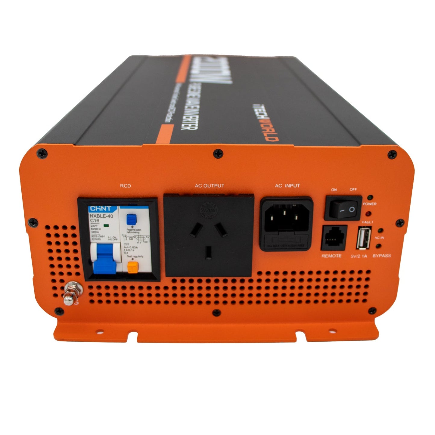 2000 Watt Pure Sine Wave Inverter with ATS and RCD