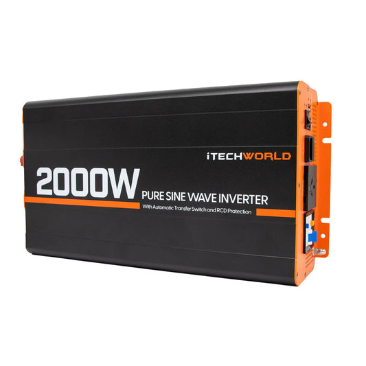 2000 Watt Pure Sine Wave Inverter with ATS and RCD