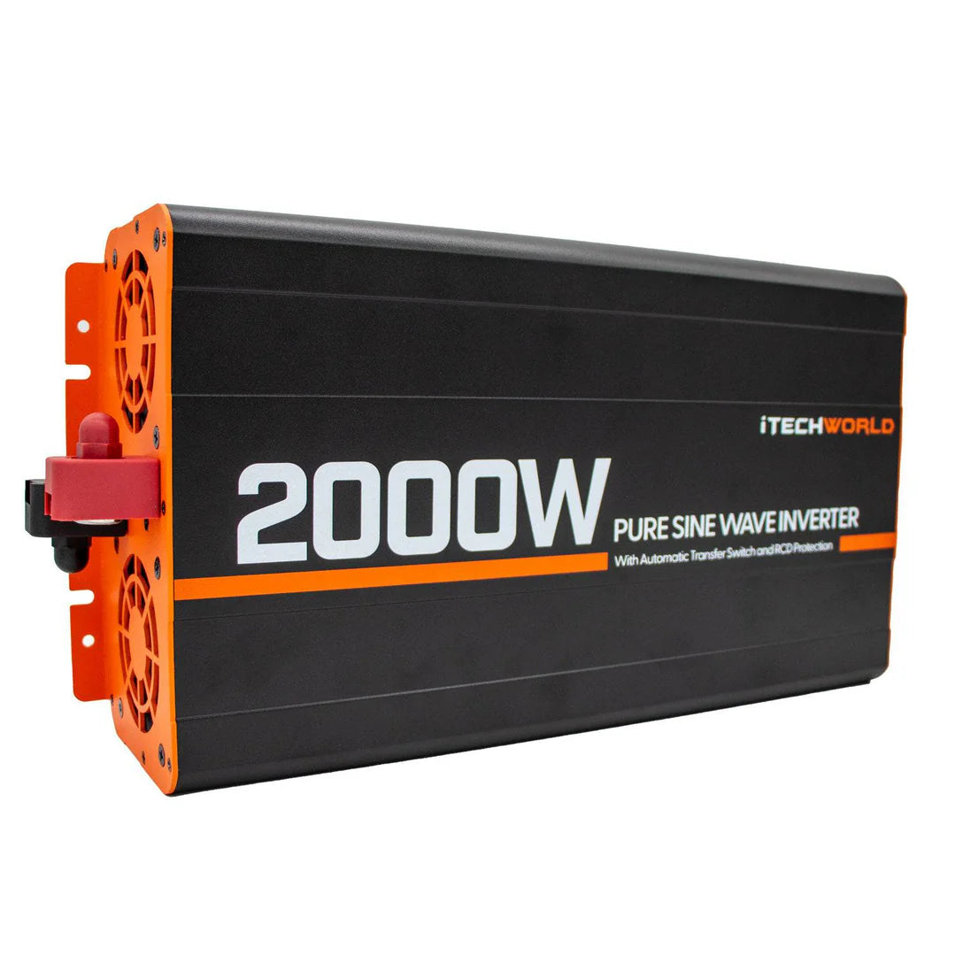 2000 Watt Pure Sine Wave Inverter with ATS and RCD