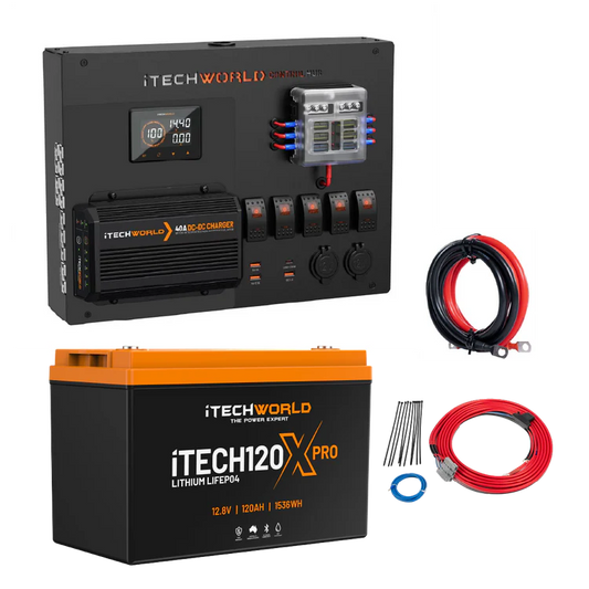 iTechworld Control Hub Kit with 40A DCDC Charger and iTECH120X PRO