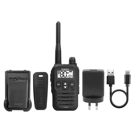 Uniden UH825 80 Channels 2 Watt UHF Handheld Radio