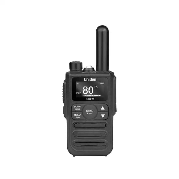 UNIDEN UHF 2W Handheld Radio - UH220