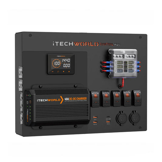 iTechworld Premium Control Hub with Battery Monitor and 500A Shunt