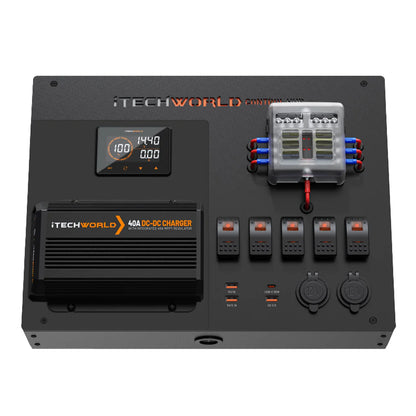 iTechworld Premium Control Hub with Battery Monitor and 500A Shunt