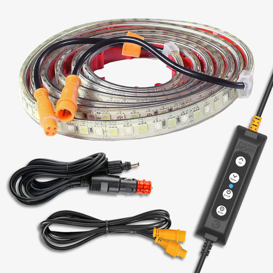 Hard korr 2m Stick-On Tri-Colour Flexible LED Tape Light