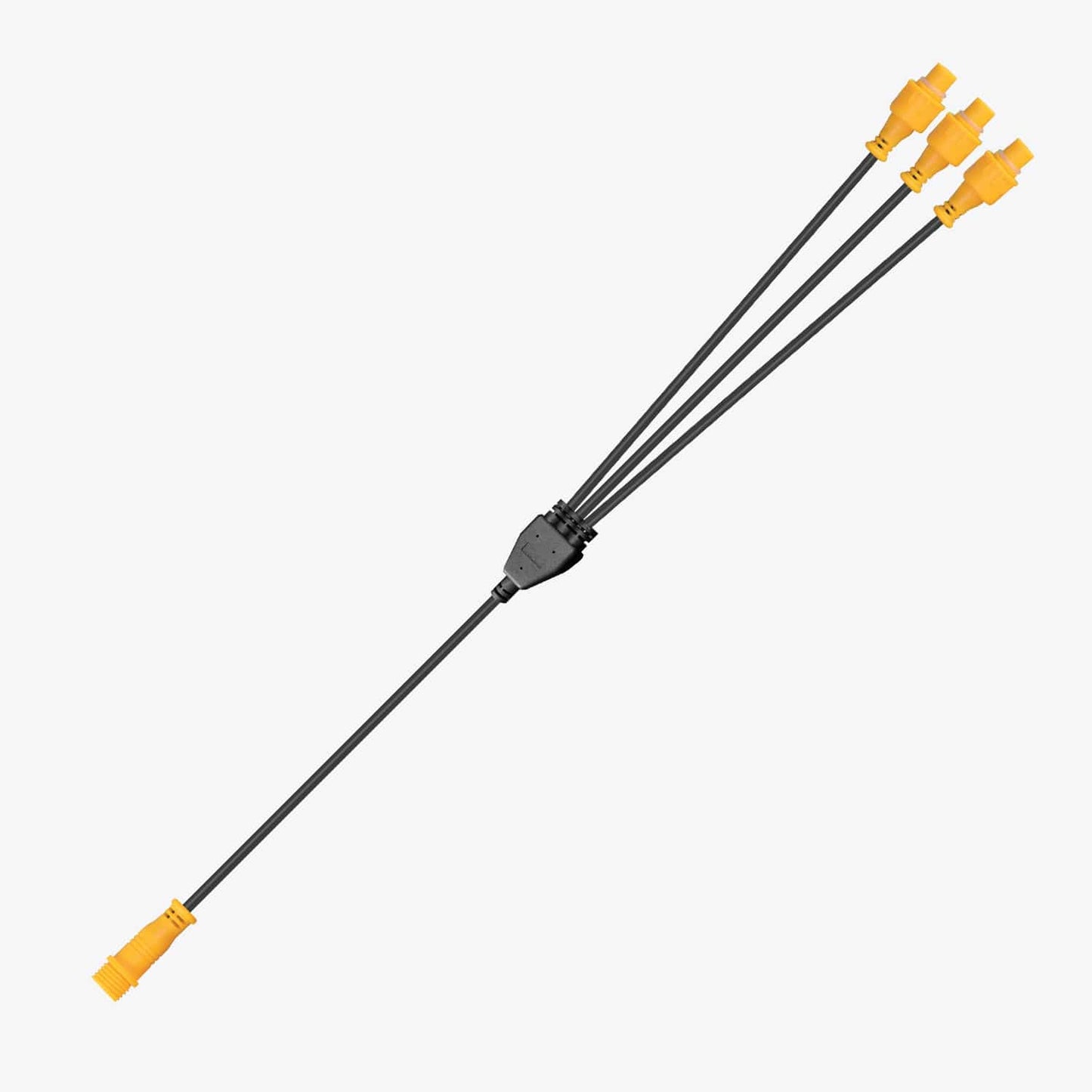 Hard Korr Splitter cables with orange 4-pin plugs
