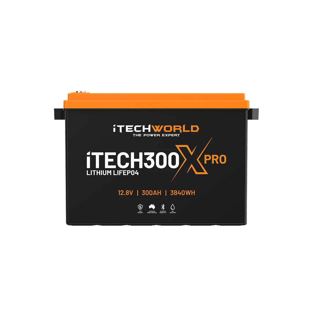 iTechworld iTECH300X PRO Deep Cycle Lithium Battery with Bluetooth LiFePO4 300Ah