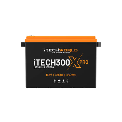 iTechworld iTECH300X PRO Deep Cycle Lithium Battery with Bluetooth LiFePO4 300Ah