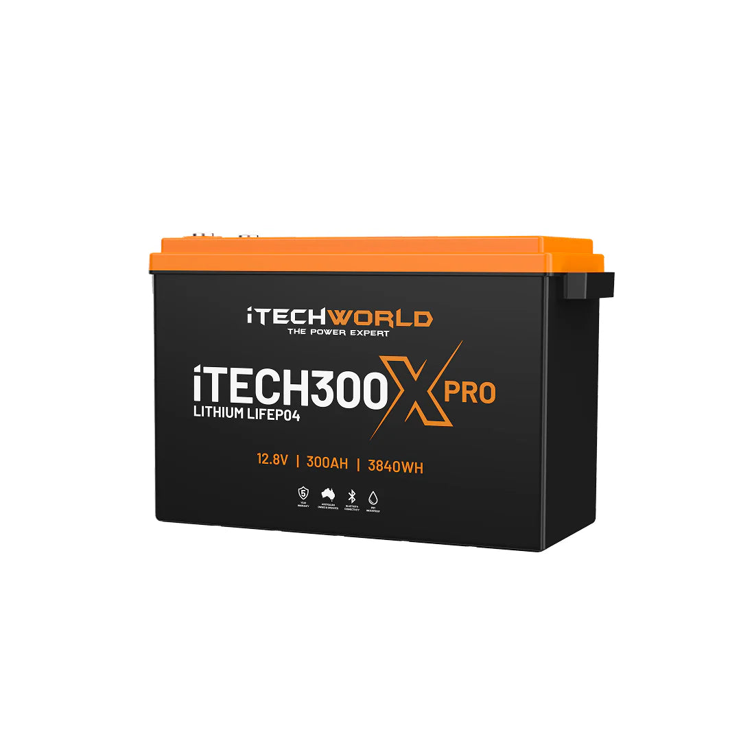 iTechworld iTECH300X PRO Deep Cycle Lithium Battery with Bluetooth LiFePO4 300Ah