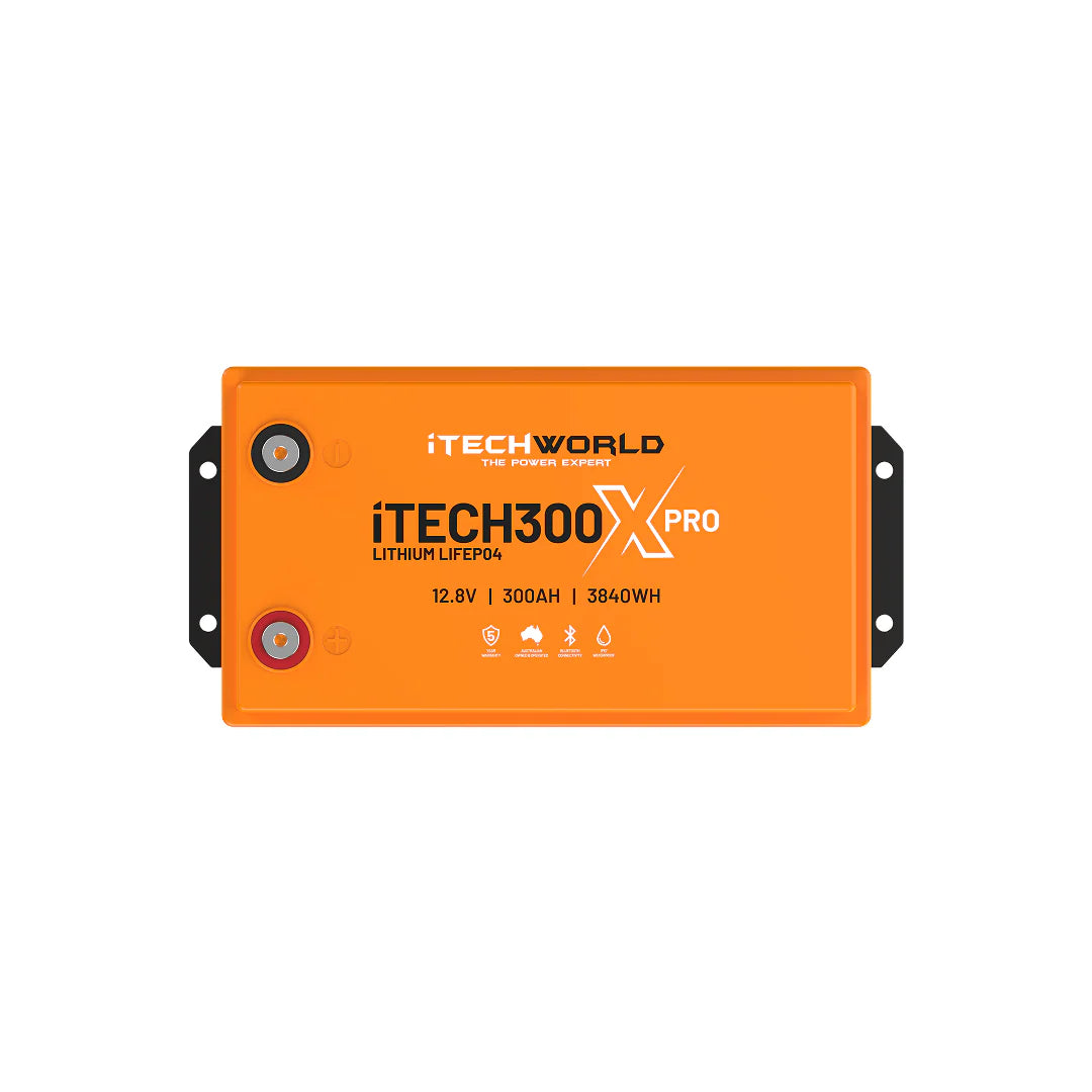 iTechworld iTECH300X PRO Deep Cycle Lithium Battery with Bluetooth LiFePO4 300Ah