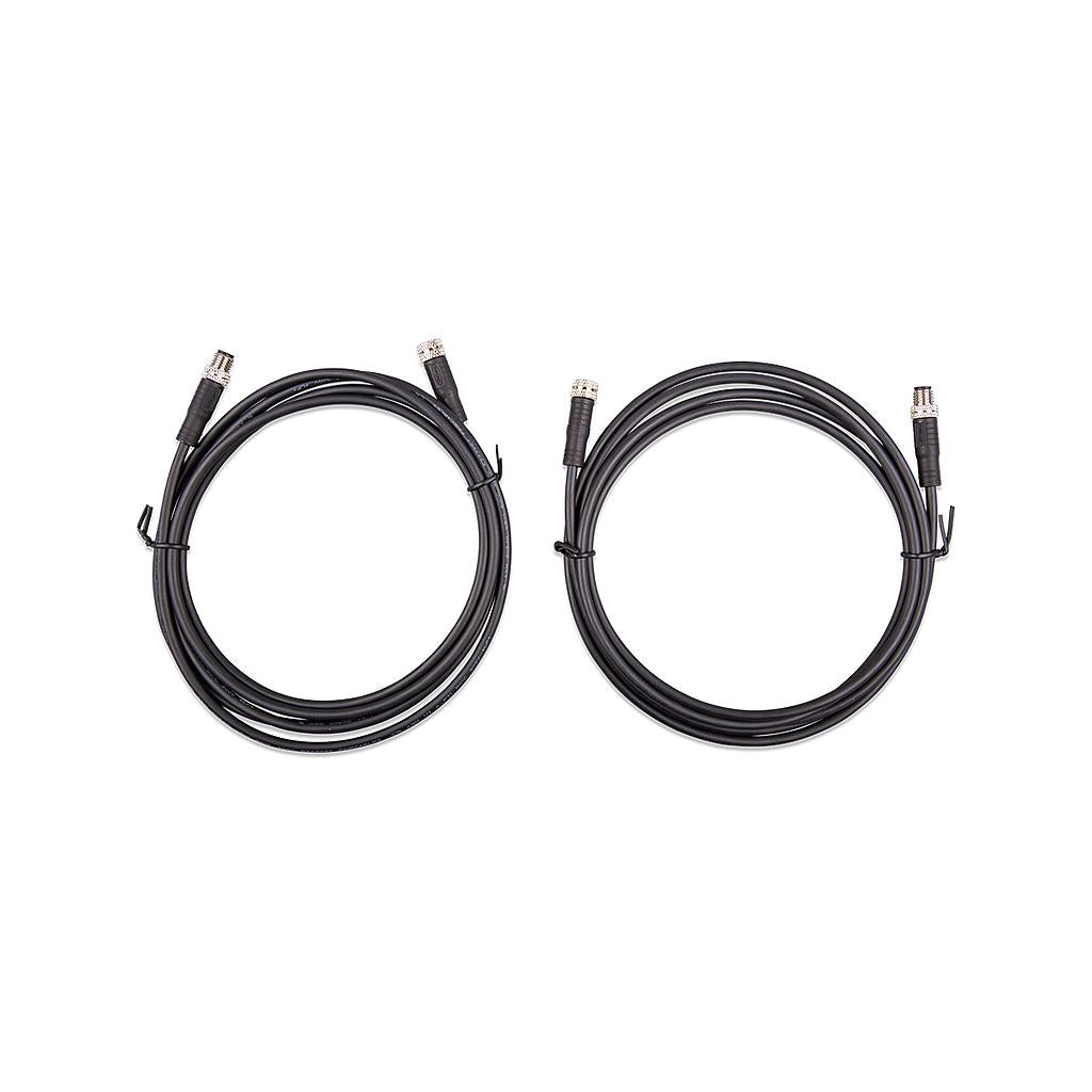 Victron M8 Circular Connection M/F 3 Pole Cable 1m (Pair)