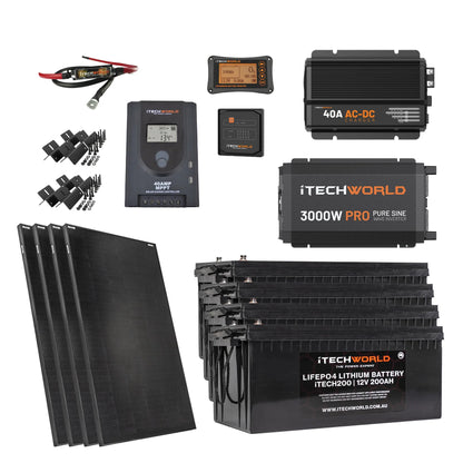 iTechworld Off Grid System 10.24kWh