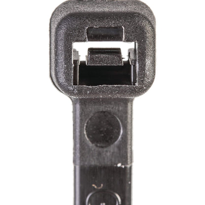 OEX Heavy-Duty Cable Ties – 370mm x 4.8mm – Black Nylon – 100-Pack – ACX1320