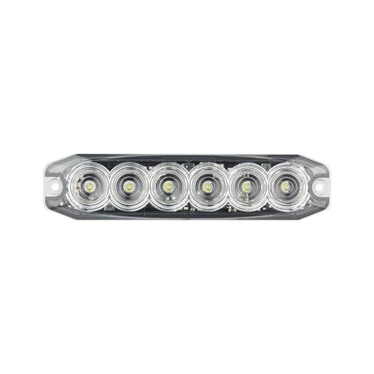 LED Autolamps 12/24V LED Amber Emergency Light Flash Patterns With Sync Wire Blister Pack - 120035AM