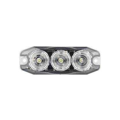 LED Autolamps 12/24V LED Amber Emergency Lamp With Flash Patterns - 120033AM