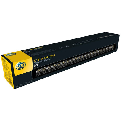 HELLA Black Magic 21 LED 20" Slim Light Bar – 6000lm Off-Road Driving Lamp