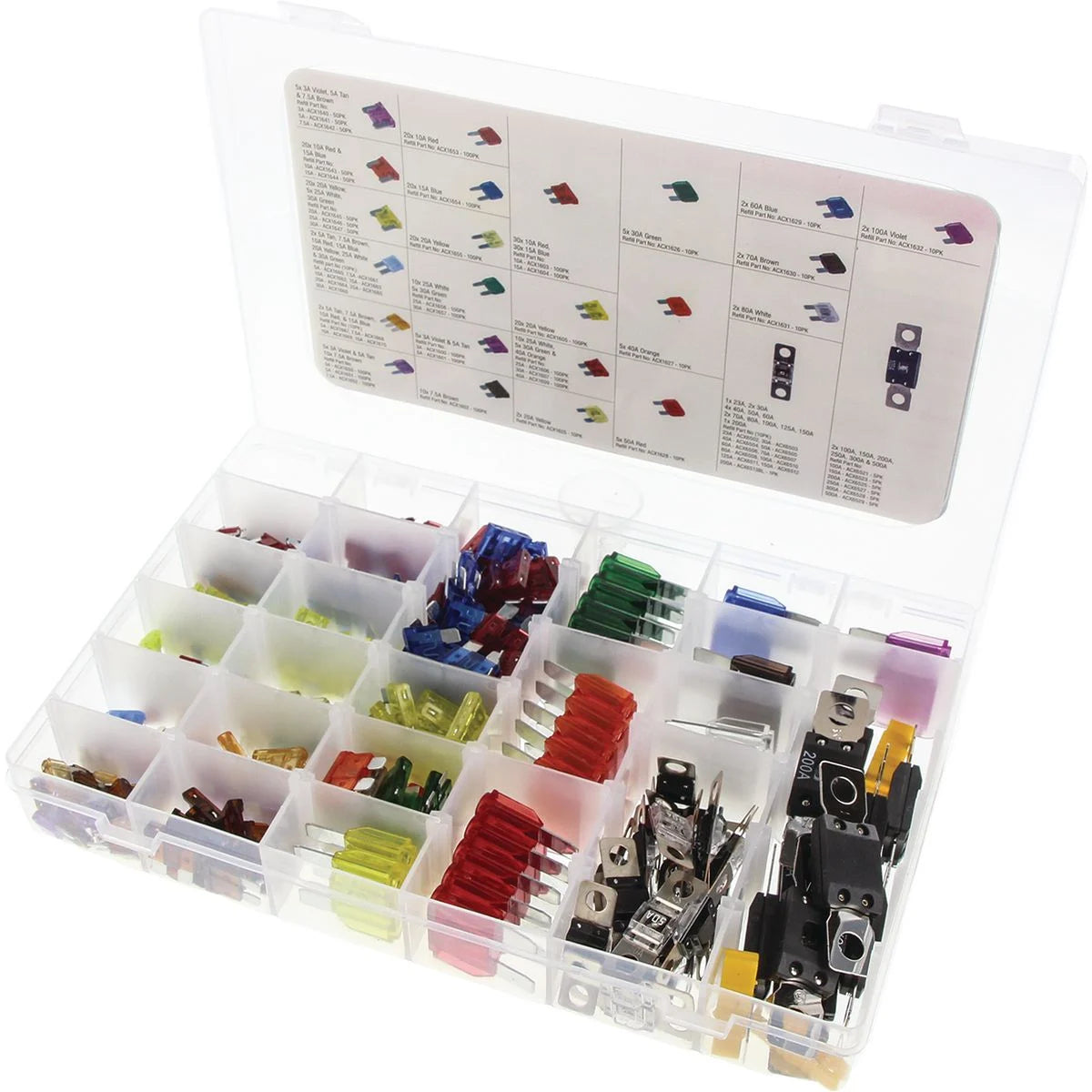 OEX Ultimate Fuse Assortment Kit - 388 Pieces - ACX1739