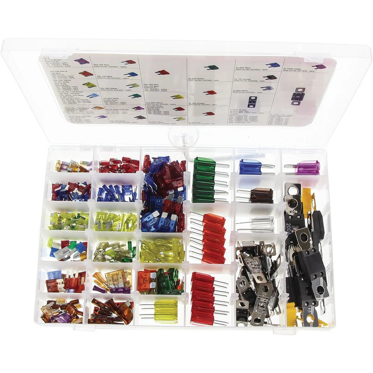 OEX Ultimate Fuse Assortment Kit - 388 Pieces - ACX1739
