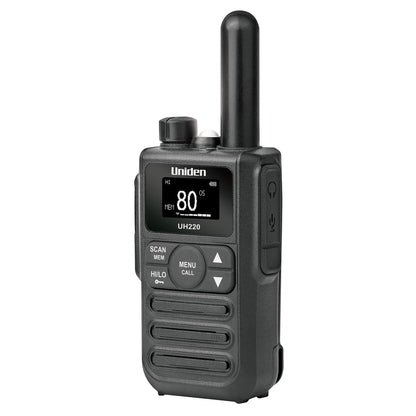 Uniden 2 watt Handheld UHF Radio Twin Pack - UH220-2
